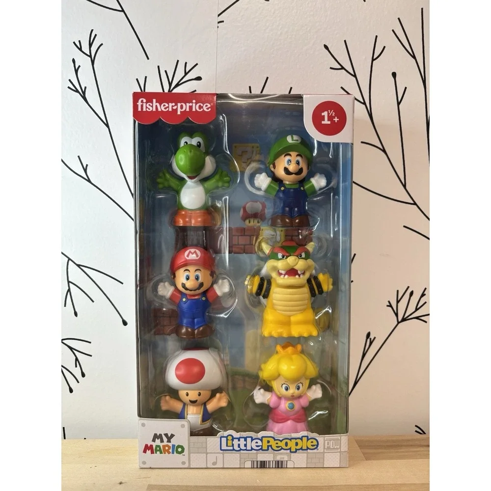Fisher-Price Little People My Mario Mario's Adventure Playset w/ LP Extras NIP